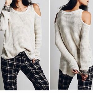 Free People sunset cold sweater